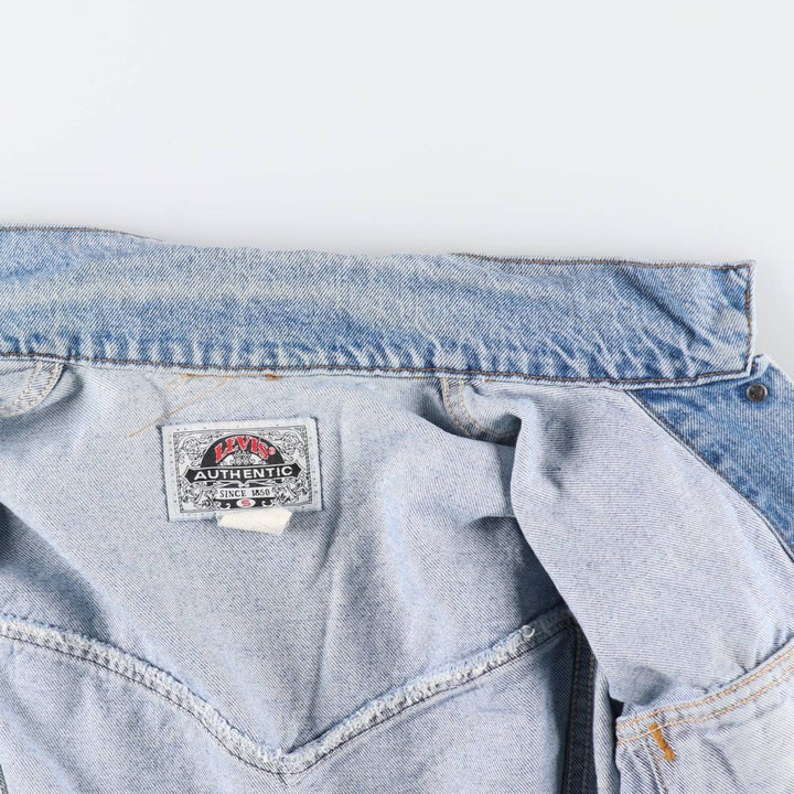 90'S Levi's AUTHENTIC denim jacket, denim jacket, women's size S, vintage / eaa498706