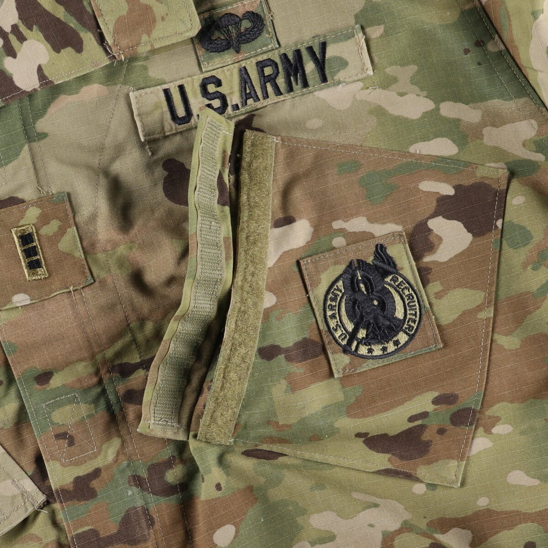 Genuine US Army USARMY Camouflage Pattern Multicam Camo Military Combat Jacket Made in USA LARGE-RGULAR Men's L equivalent /eaa498757