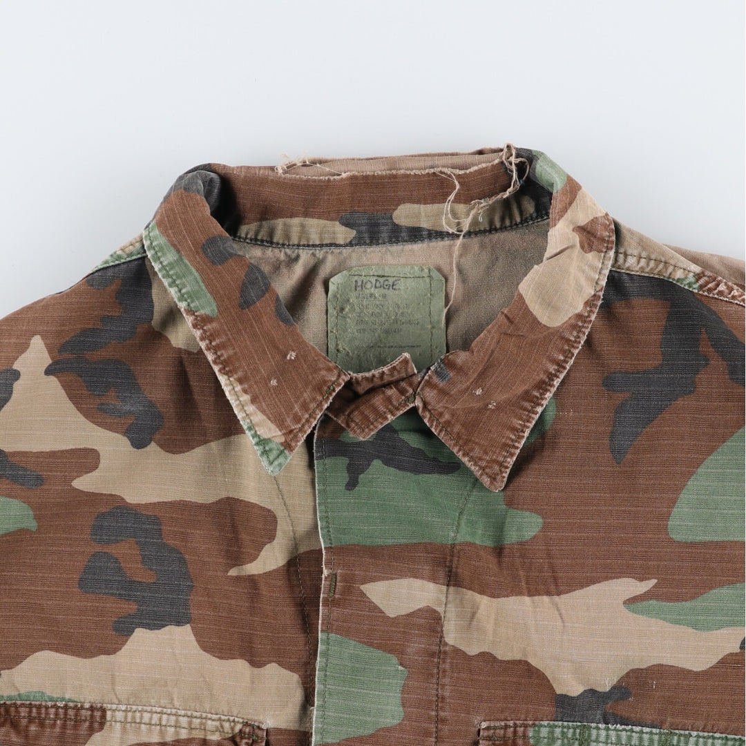 Genuine USMC military camouflage pattern woodland camo BDU military jacket made in USA LARGE-REGULAR equivalent to men's L /eaa498759