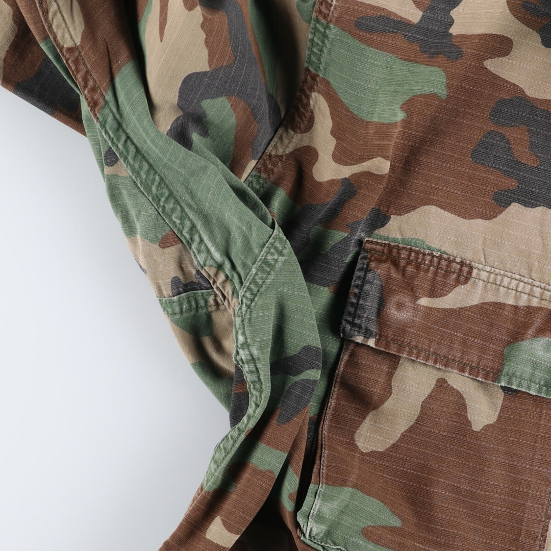 Genuine USMC military camouflage pattern woodland camo BDU military jacket made in USA LARGE-REGULAR equivalent to men's L /eaa498759