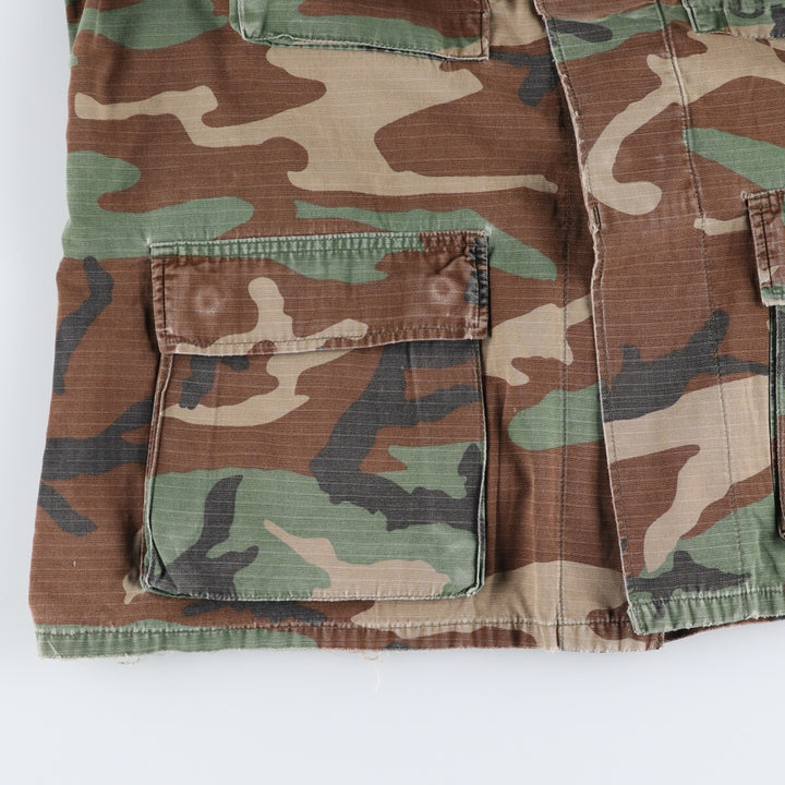Genuine USMC military camouflage pattern woodland camo BDU military jacket made in USA LARGE-REGULAR equivalent to men's L /eaa498759