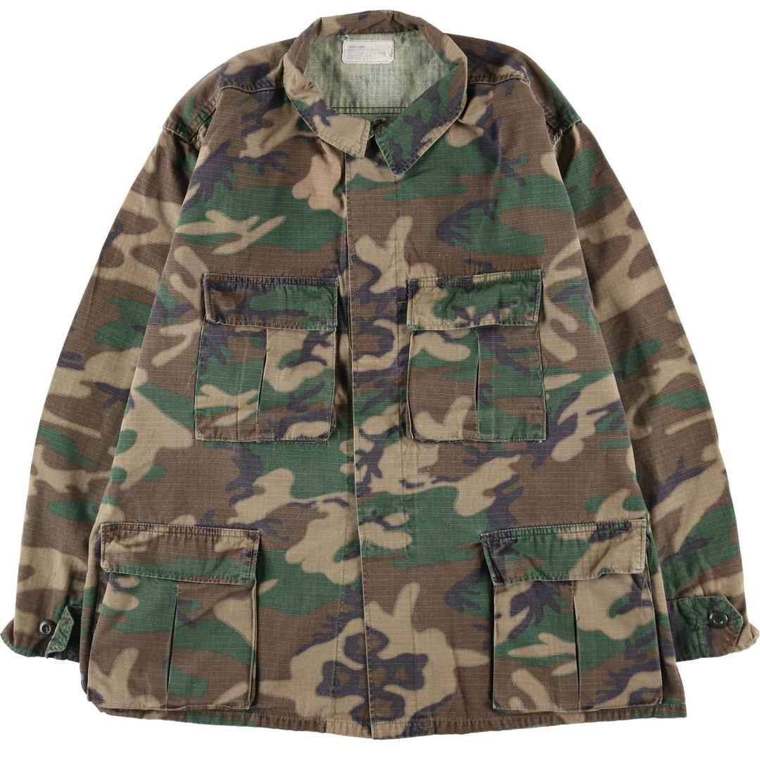 US Military Camouflage Pattern Woodland Camo BDU Military Jacket LARGE-SHORT Men's L equivalent /eaa498762