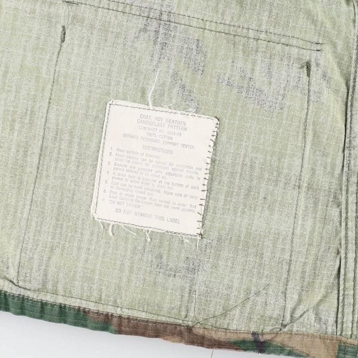 US Military Camouflage Pattern Woodland Camo BDU Military Jacket LARGE-SHORT Men's L equivalent /eaa498762