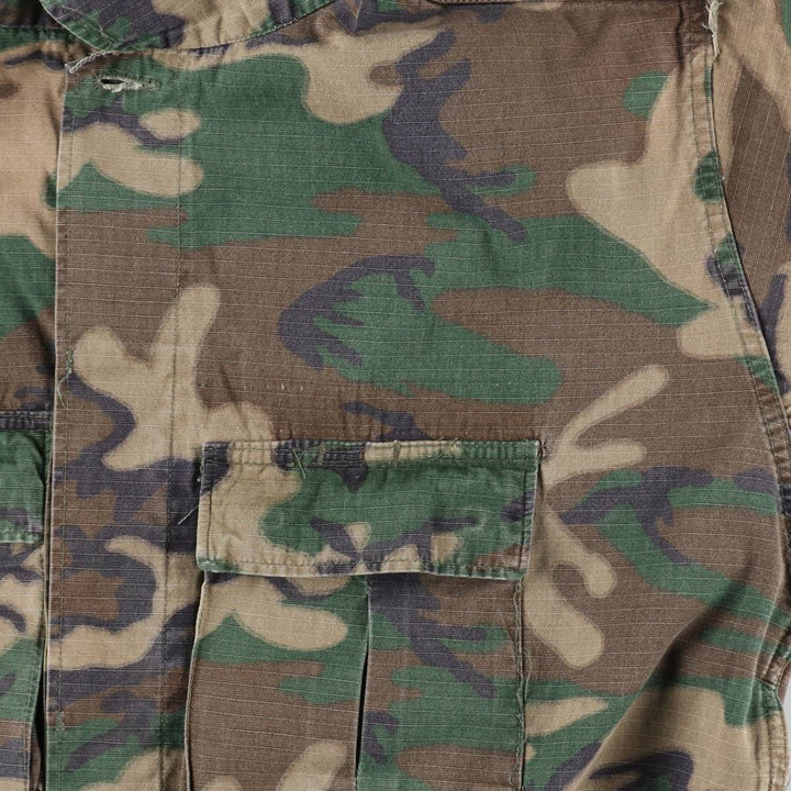 US Military Camouflage Pattern Woodland Camo BDU Military Jacket LARGE-SHORT Men's L equivalent /eaa498762