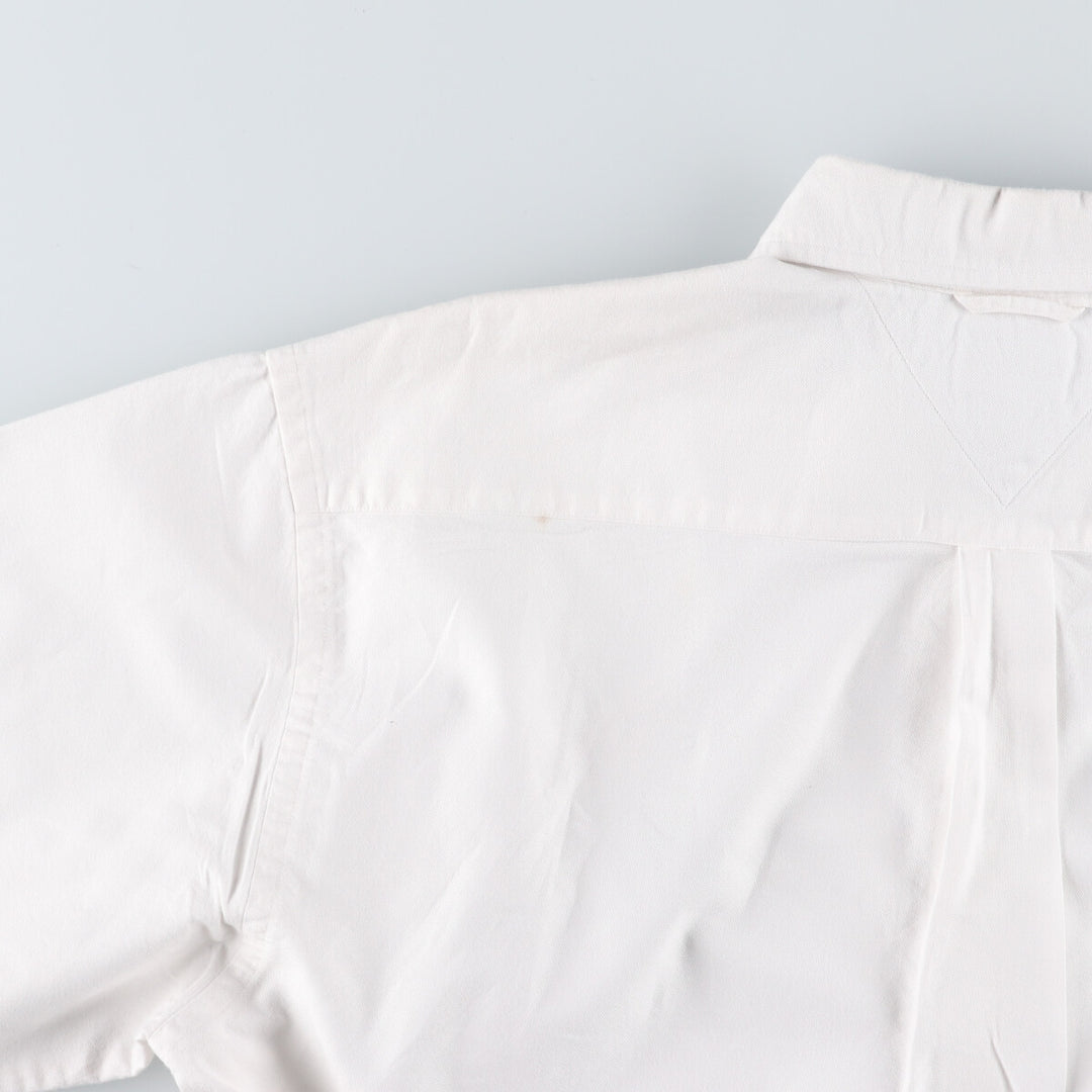 Elulu Original Remake Asymmetrical Gathered Shirt, Long Sleeve Button-Down Shirt, Women's Size Medium cotton white type Vintage Second Hand