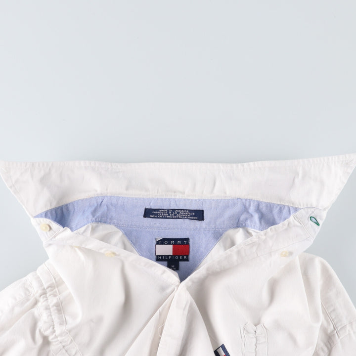 Elulu Original Remake Asymmetrical Gathered Shirt, Long Sleeve Button-Down Shirt, Women's Size Medium cotton white type Vintage Second Hand