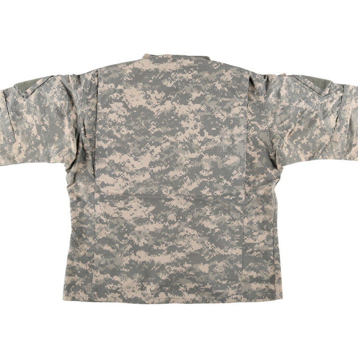 Genuine US Army USARMY Camouflage Pattern ACU Digital Camo Military Combat Jacket Made in USA LARGE/REGULAR Men's L equivalent /eaa498783
