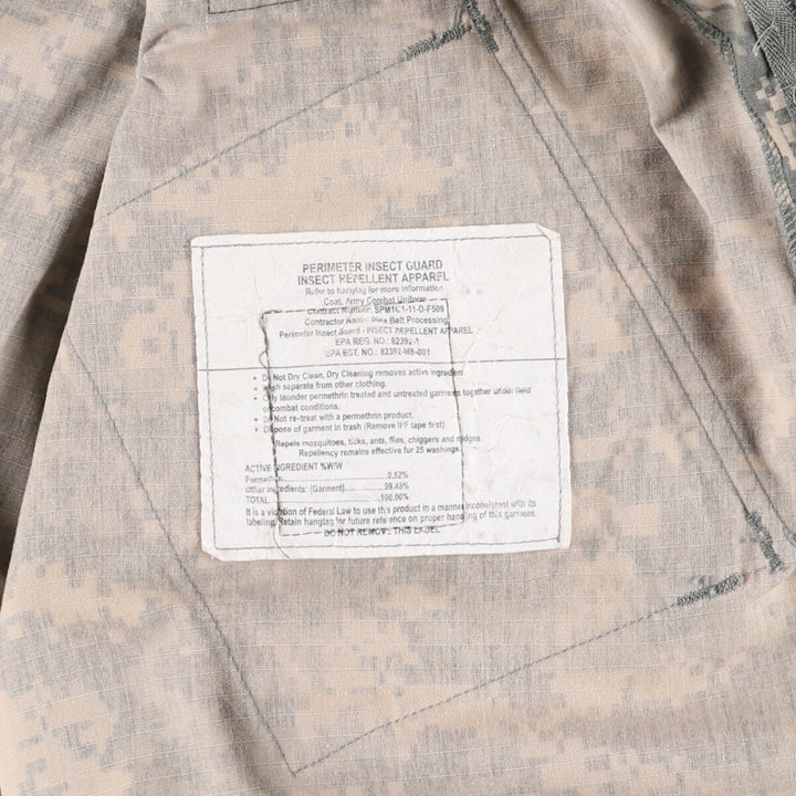 Genuine US Army USARMY Camouflage Pattern ACU Digital Camo Military Combat Jacket Made in USA LARGE/REGULAR Men's L equivalent /eaa498783