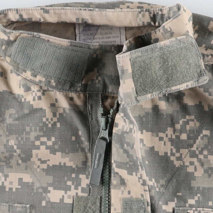 Genuine US Army USARMY Camouflage Pattern ACU Digital Camo Military Combat Jacket Made in USA LARGE/REGULAR Men's L equivalent /eaa498783