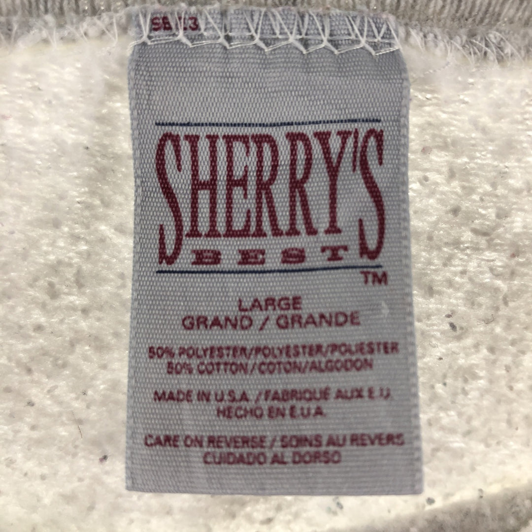 Vintage 90'S SHERRY'S MICKEY MOUSE Mickey Mouse character sweatshirt, Made in USA, Men's Size L cotton gray type Vintage Second Hand