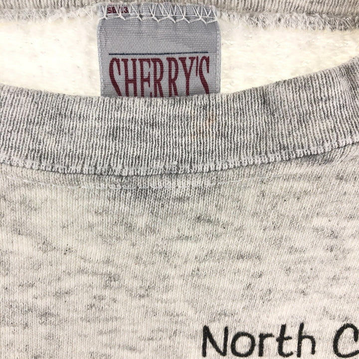 Vintage 90'S SHERRY'S MICKEY MOUSE Mickey Mouse character sweatshirt, Made in USA, Men's Size L cotton gray type Vintage Second Hand