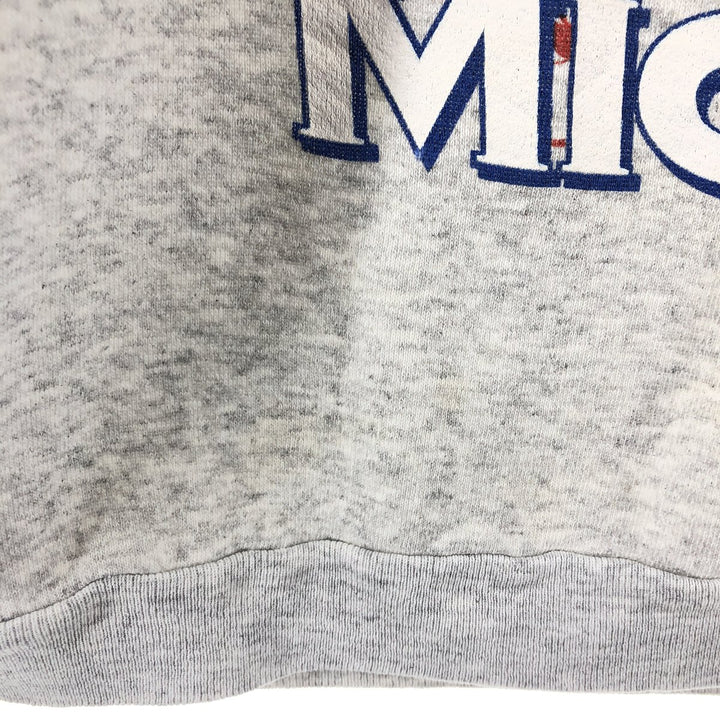 Vintage 90'S SHERRY'S MICKEY MOUSE Mickey Mouse character sweatshirt, Made in USA, Men's Size L cotton gray type Vintage Second Hand