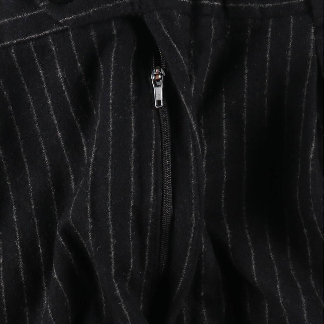 Hugo Boss HUGO BOSS Stripe Pattern One-Tuck Wool Pants Men's W35 equivalent / eaa498918