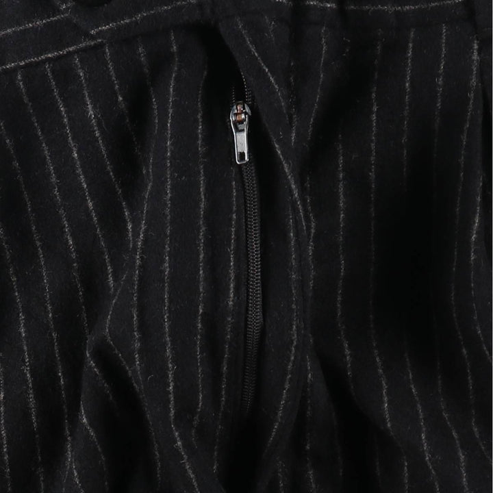 Hugo Boss HUGO BOSS Stripe Pattern One-Tuck Wool Pants Men's W35 equivalent / eaa498918