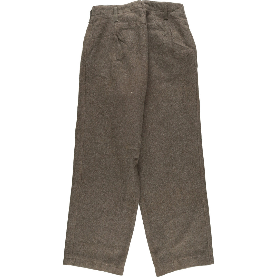 1940'S Military Wool Pants Trousers 92U Men's W30 equivalent Swedish military vintage /eaa498937