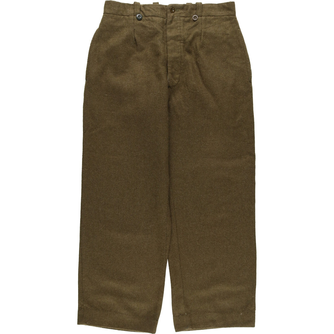 French Army 50s-60'S M-52 Military Wool Pants Trousers Men's W31 Vintage / eaa498938
