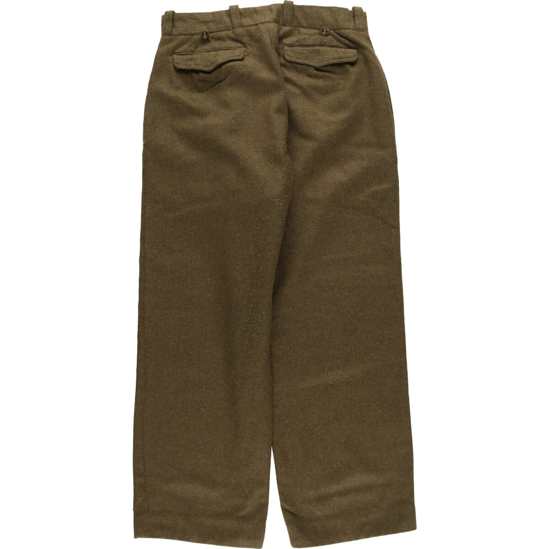 French Army 50s-60'S M-52 Military Wool Pants Trousers Men's W31 Vintage / eaa498938