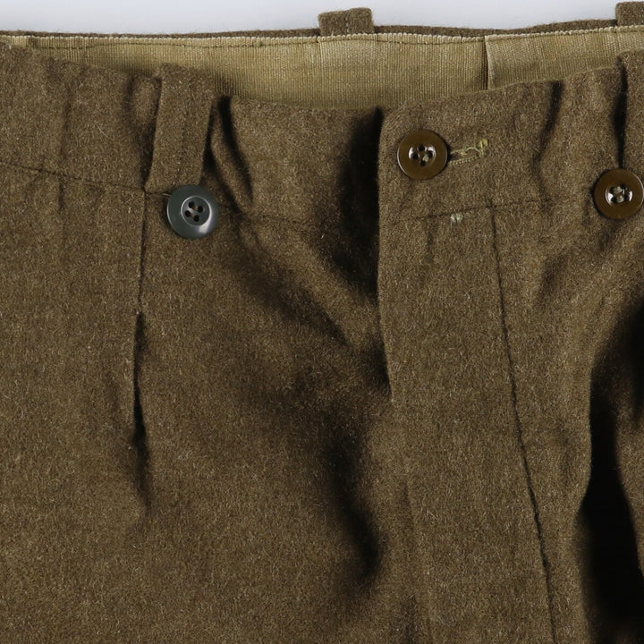 French Army 50s-60'S M-52 Military Wool Pants Trousers Men's W31 Vintage / eaa498938