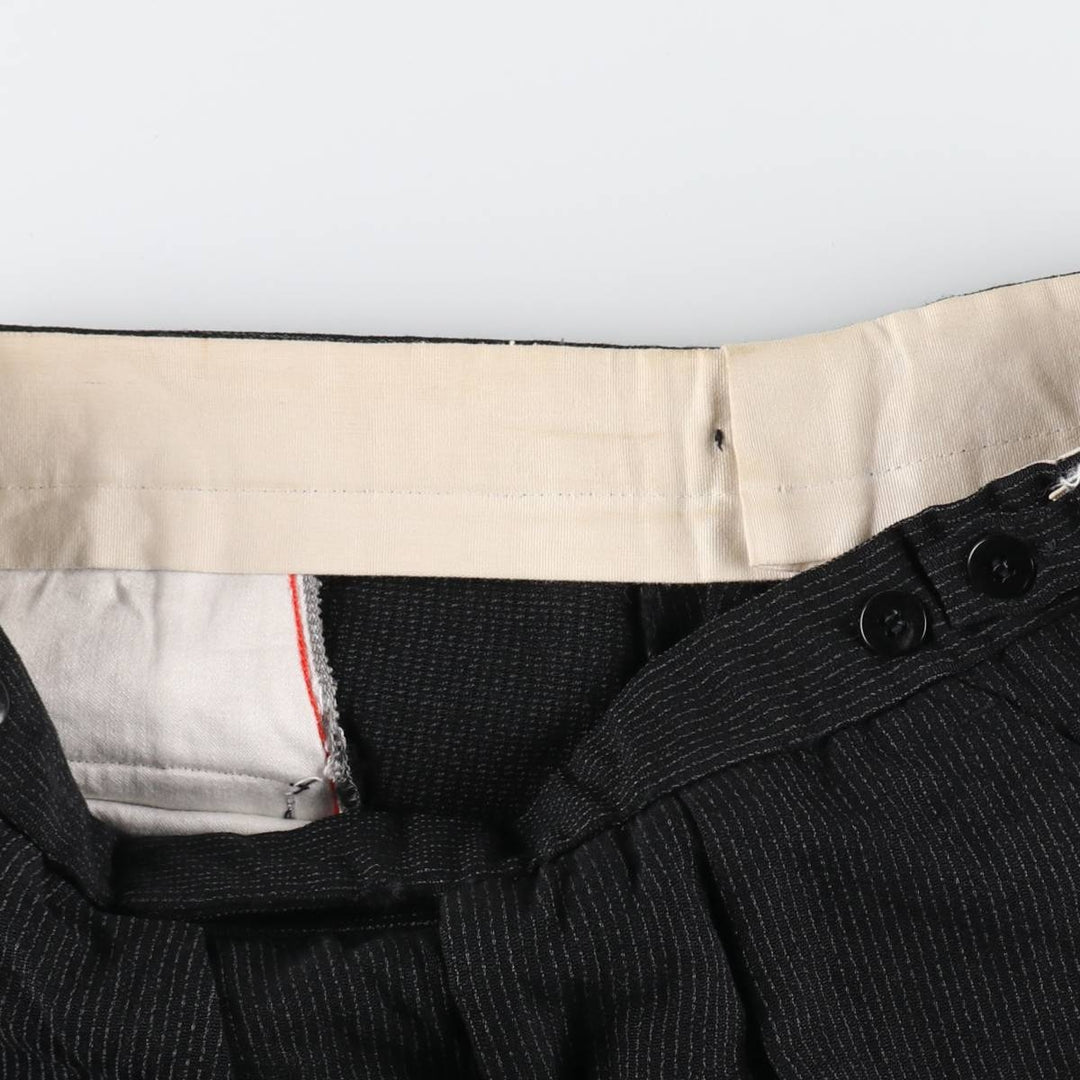 ~70'S UNKNOWN Stripe Pattern One-tuck Slacks Pants Men's W31 Vintage /eaa498972