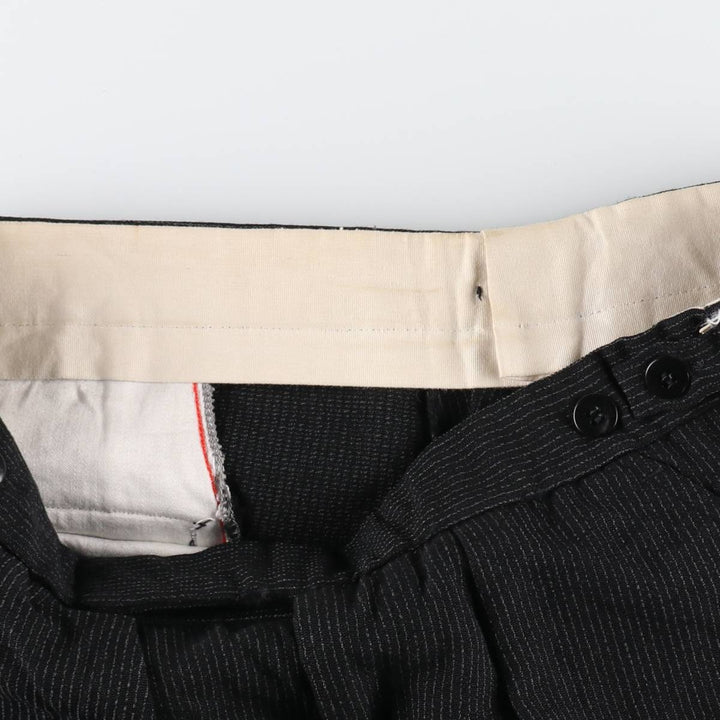 ~70'S UNKNOWN Stripe Pattern One-tuck Slacks Pants Men's W31 Vintage /eaa498972