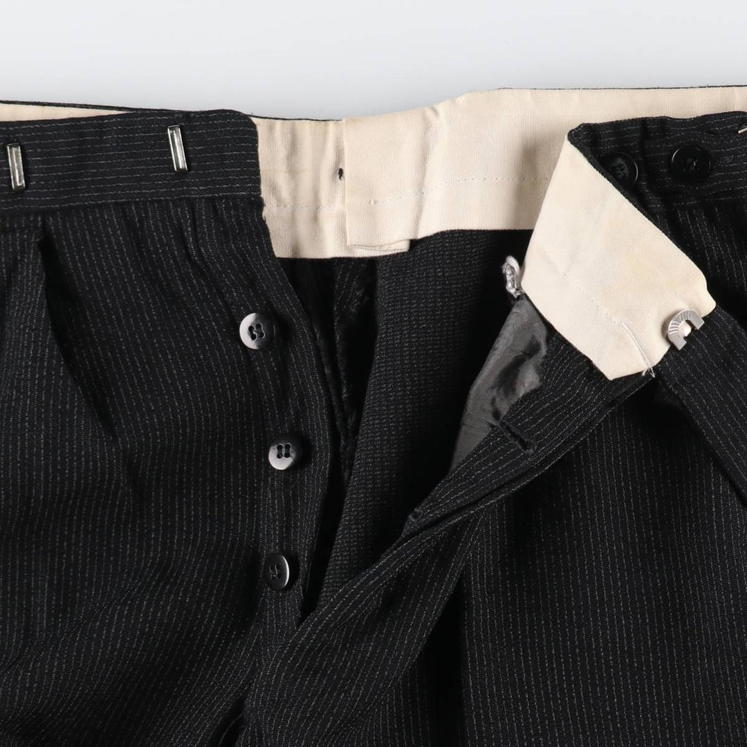 ~70'S UNKNOWN Stripe Pattern One-tuck Slacks Pants Men's W31 Vintage /eaa498972