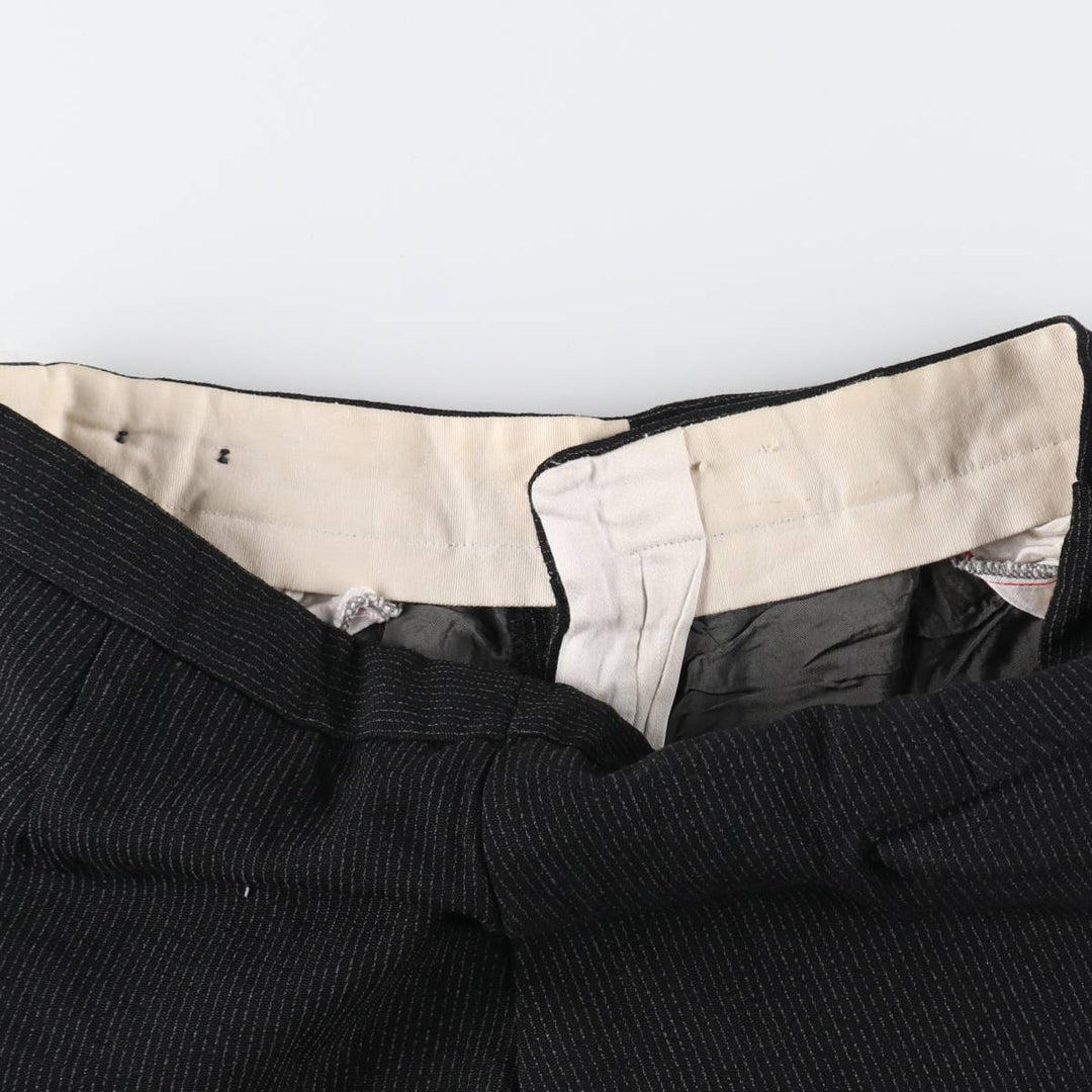 ~70'S UNKNOWN Stripe Pattern One-tuck Slacks Pants Men's W31 Vintage /eaa498972