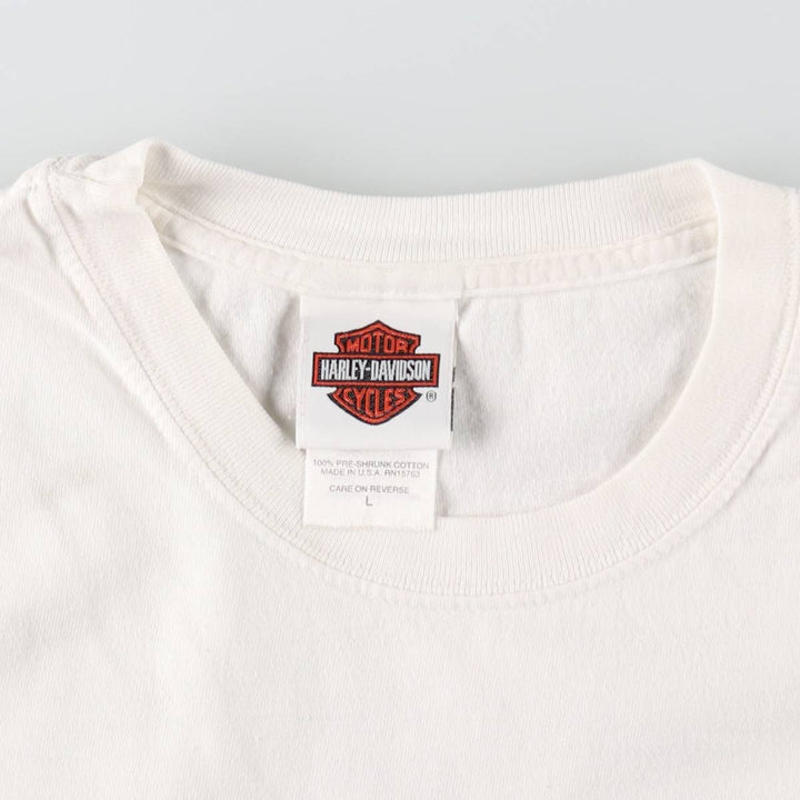 00'S Harley-Davidson Long Sleeve T-Shirt Made in USA Men's L size /eaa498991