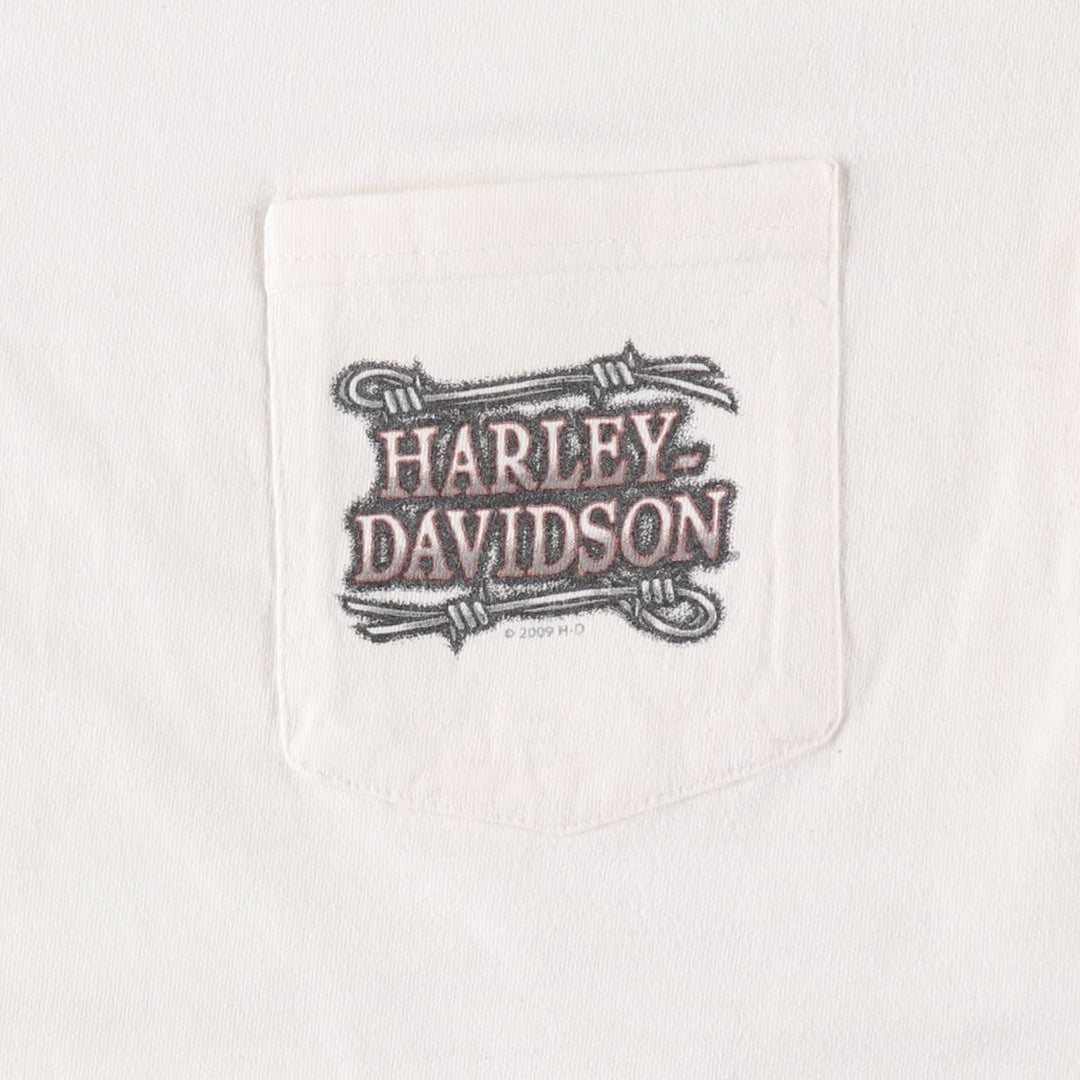00'S Harley-Davidson Long Sleeve T-Shirt Made in USA Men's L size /eaa498991
