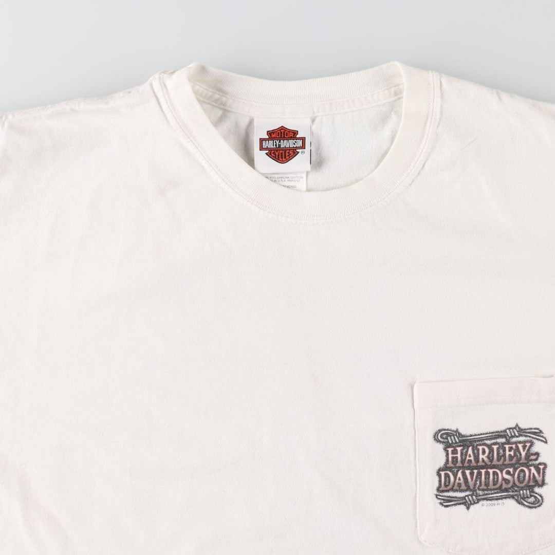 00'S Harley-Davidson Long Sleeve T-Shirt Made in USA Men's L size /eaa498991