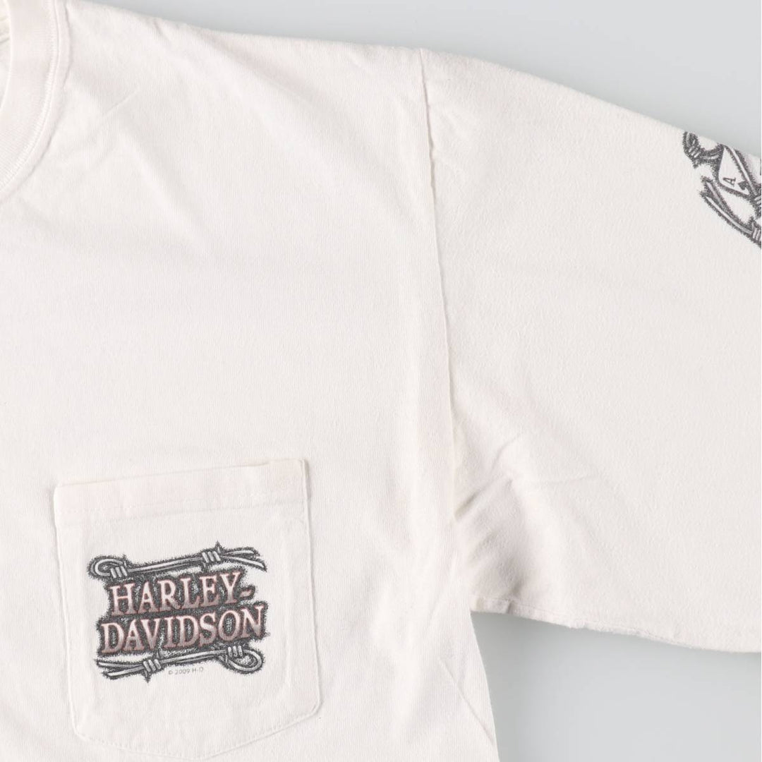 00'S Harley-Davidson Long Sleeve T-Shirt Made in USA Men's L size /eaa498991