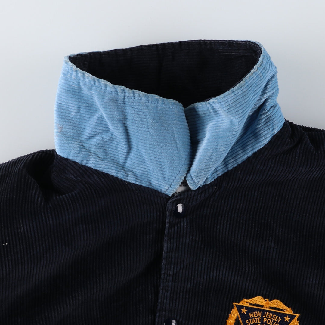 90'S DeLONG Corduroy Varsity Jacket Award Jacket Made in USA Men's L size /eaa499031