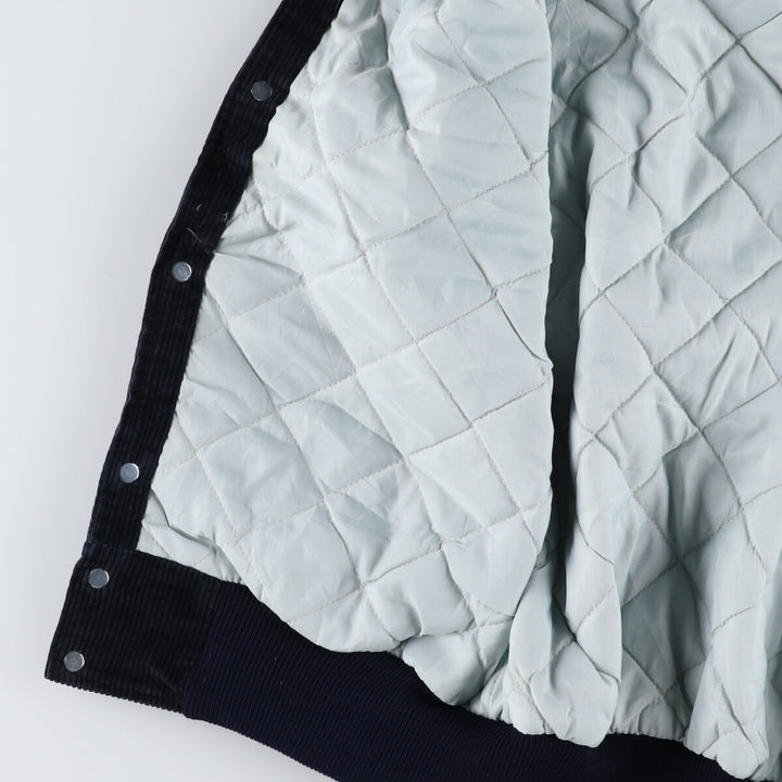 90'S DeLONG Corduroy Varsity Jacket Award Jacket Made in USA Men's L size /eaa499031