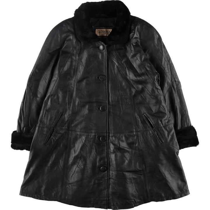 GIOVANNA Leather Coat for Women (XL size) /eaa499112