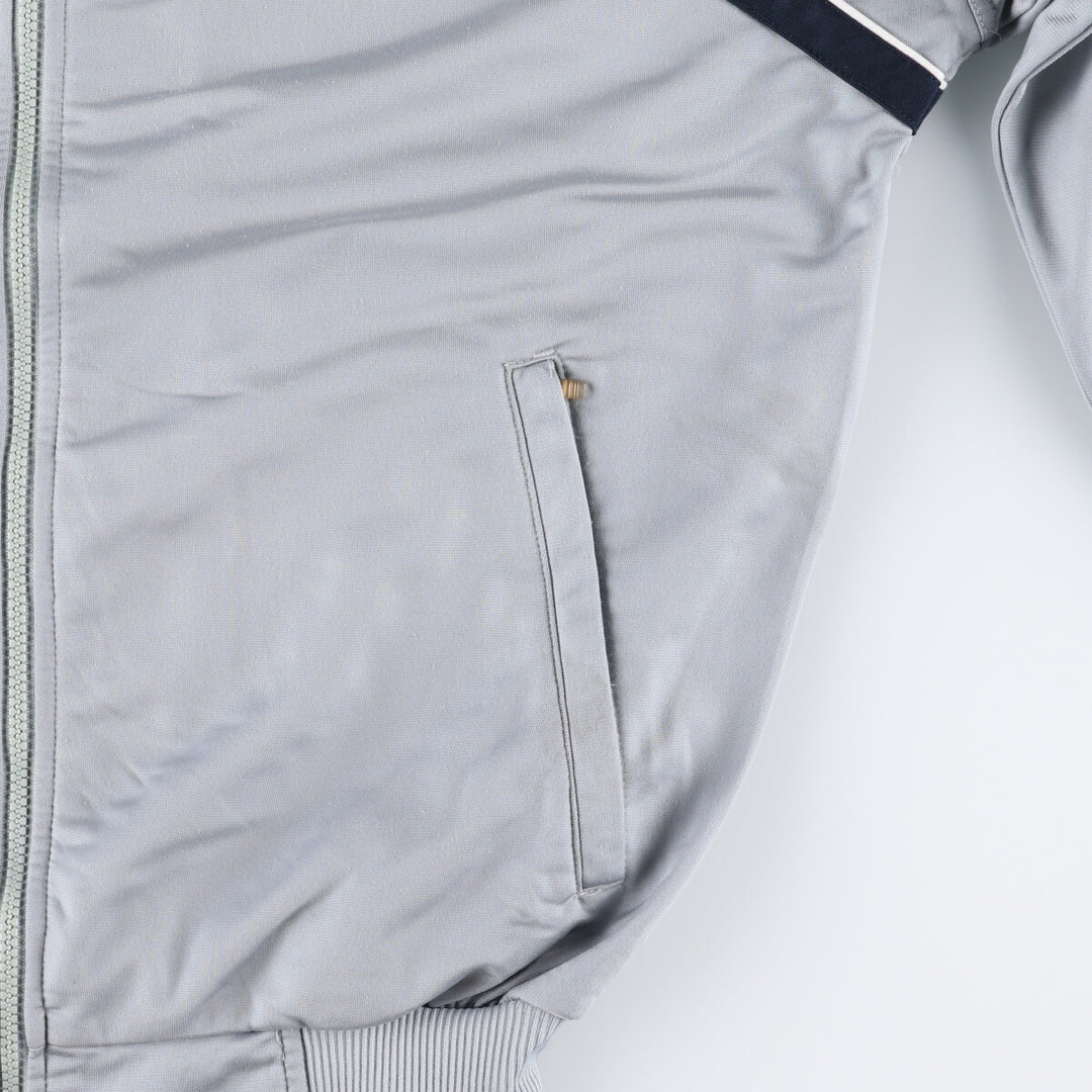 00'S Adidas Back Logo Jersey Track Jacket Men's XL polyester gray type Vintage Second Hand