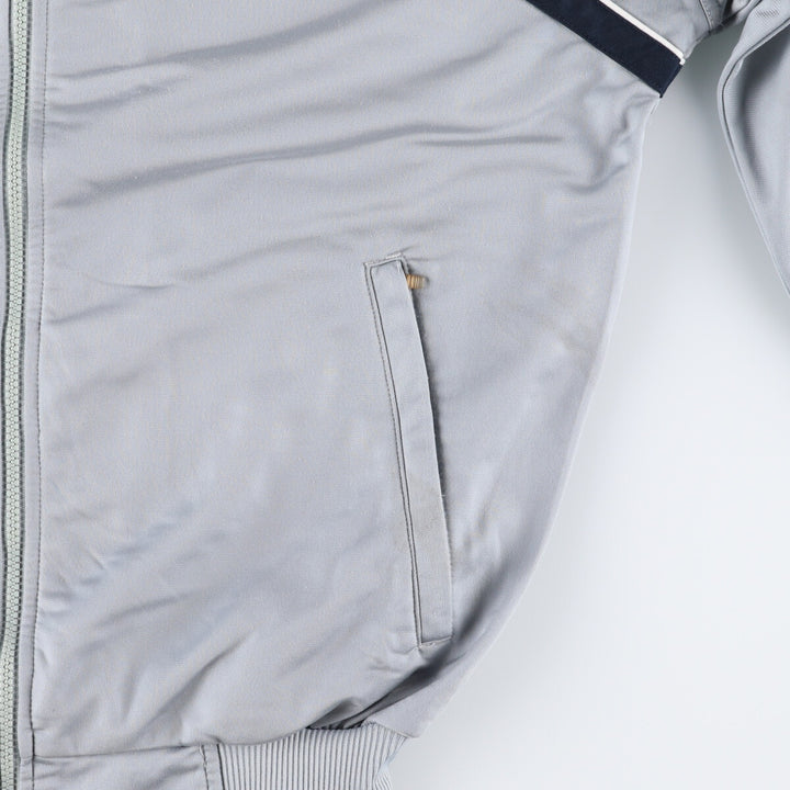 00'S Adidas Back Logo Jersey Track Jacket Men's XL polyester gray type Vintage Second Hand