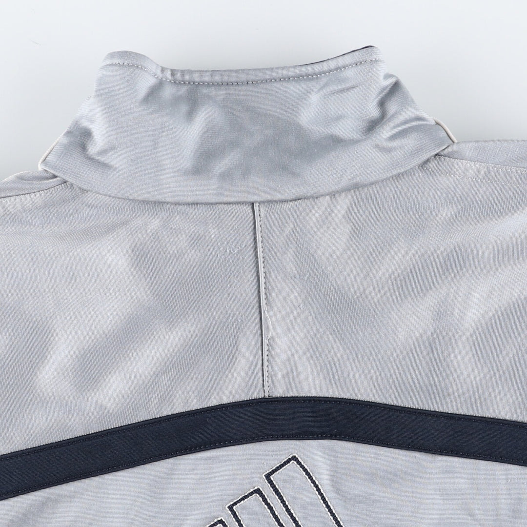 00'S Adidas Back Logo Jersey Track Jacket Men's XL polyester gray type Vintage Second Hand