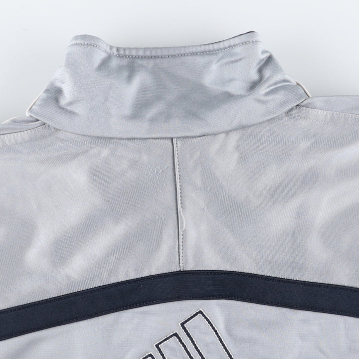 00'S Adidas Back Logo Jersey Track Jacket Men's XL polyester gray type Vintage Second Hand