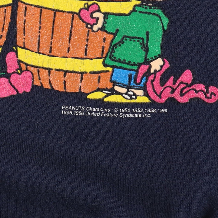 80'S PEANUTS SNOOPY Snoopy character sweatshirt, made in USA, women's size L, vintage /eaa499135