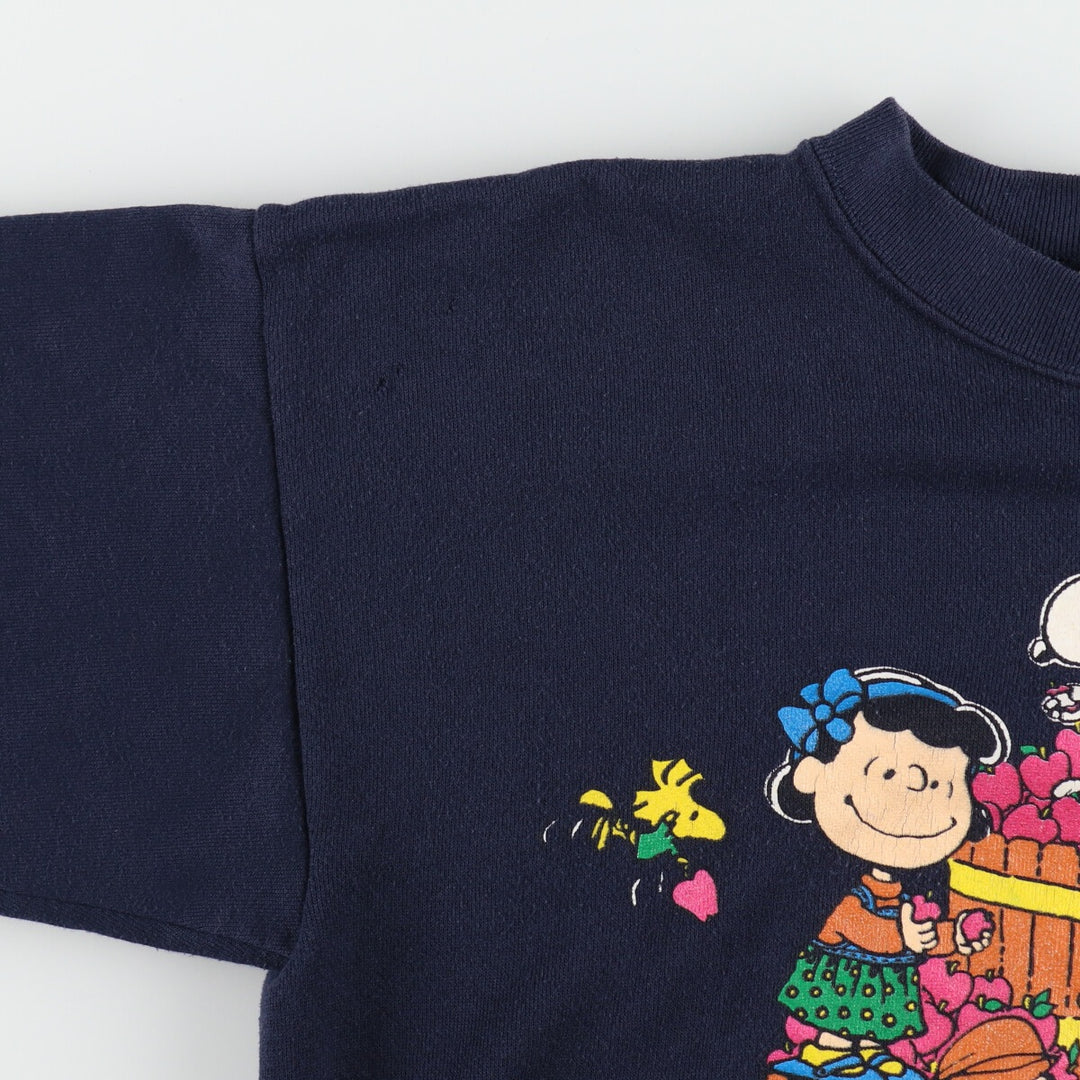 80'S PEANUTS SNOOPY Snoopy character sweatshirt, made in USA, women's size L, vintage /eaa499135