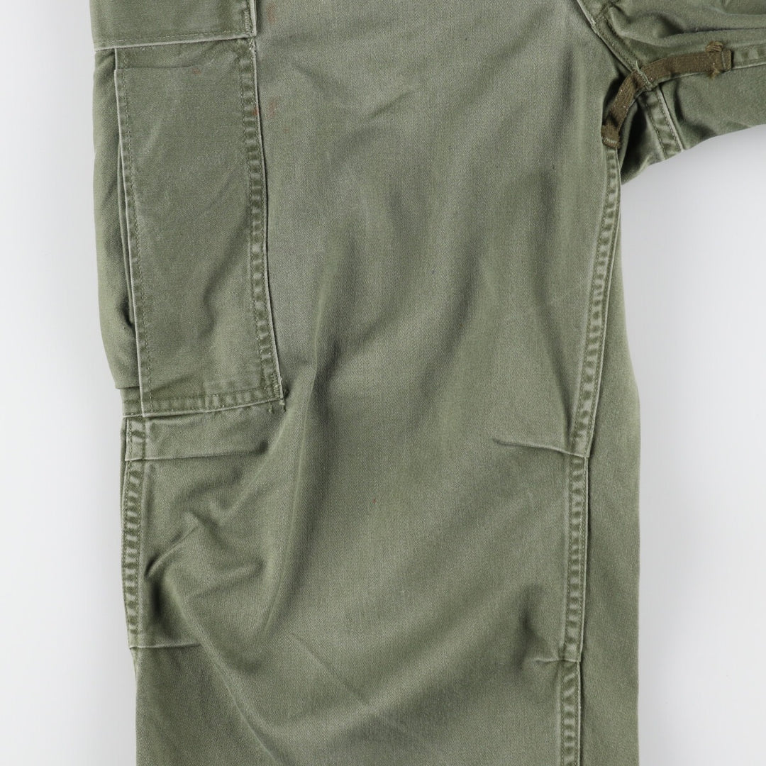 1960'S US military genuine TROUSERS MEN'S COTTON WIND RESISTANT SATEEN military cargo pants made in USA, men's XS size /eaa499145