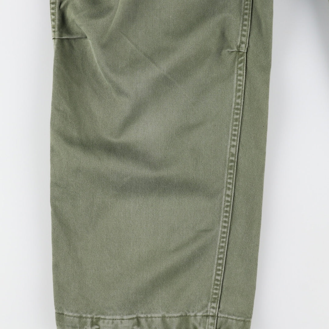 1960'S US military genuine TROUSERS MEN'S COTTON WIND RESISTANT SATEEN military cargo pants made in USA, men's XS size /eaa499145