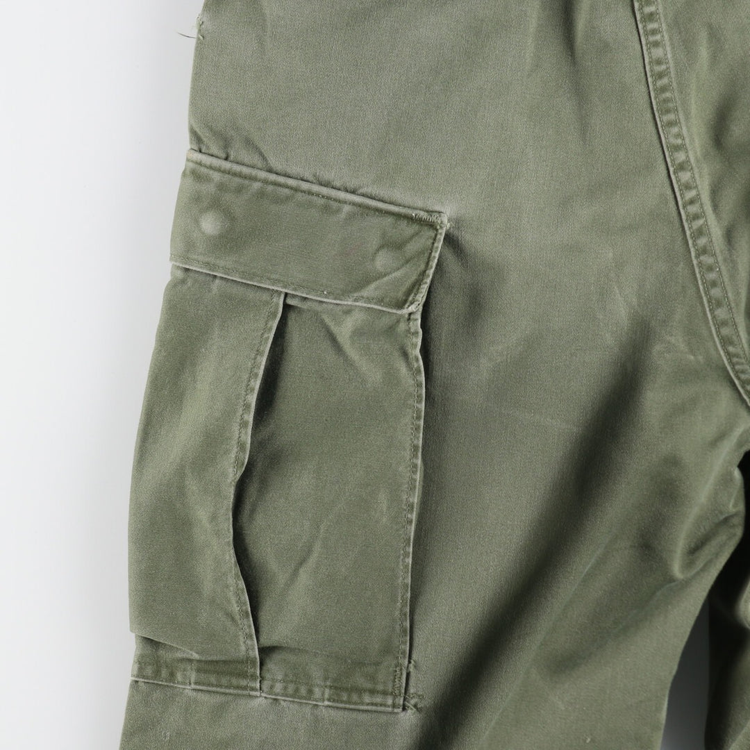 1960'S US military genuine TROUSERS MEN'S COTTON WIND RESISTANT SATEEN military cargo pants made in USA, men's XS size /eaa499145