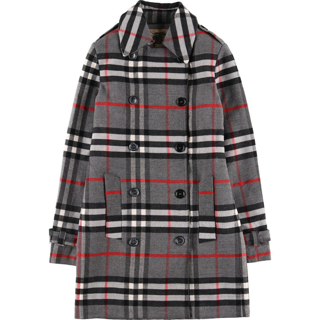 Burberry's LONDON Check Pattern Half Coat Women's M size / eaa499168