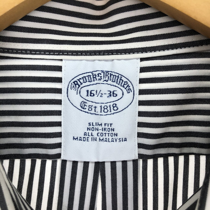 Brooks Brothers Est.1818 Long Sleeve Cotton Striped Shirt Men's Size L / eaa499213