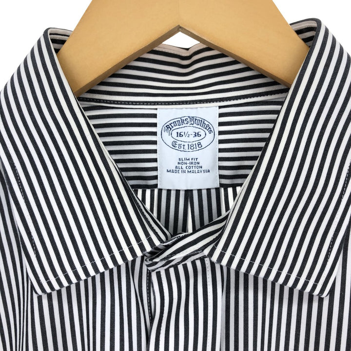 Brooks Brothers Est.1818 Long Sleeve Cotton Striped Shirt Men's Size L / eaa499213