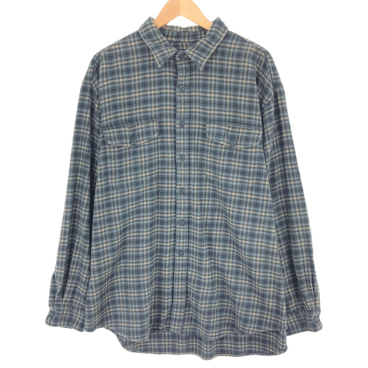 90'S GAP Old Gap Long Sleeve Light Nell Check Shirt Men's XL Vintage /eaa499241