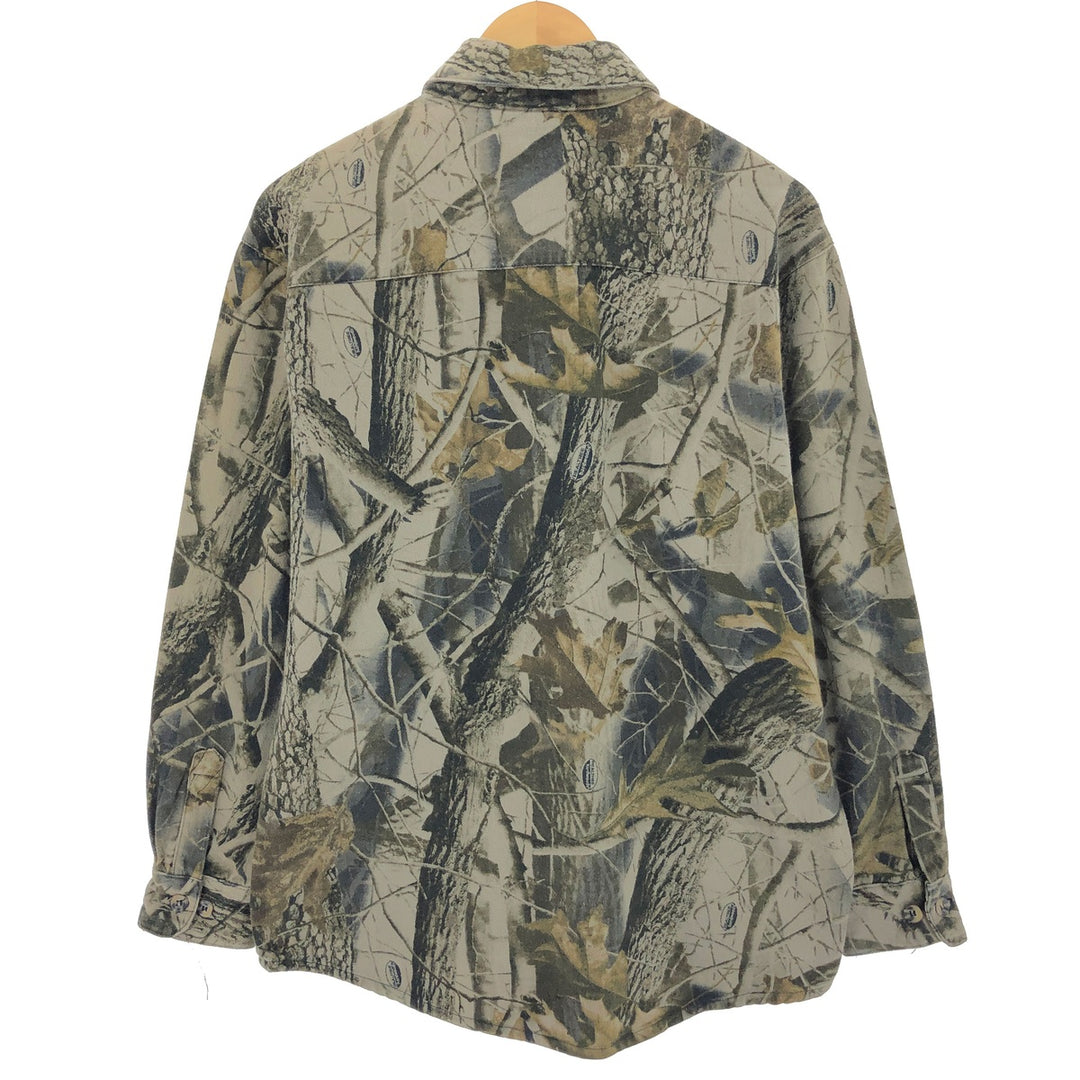 WFS ELEMENTGEAR Real Tree Camo Long Sleeve Work Shirt Men's L size /eaa499256