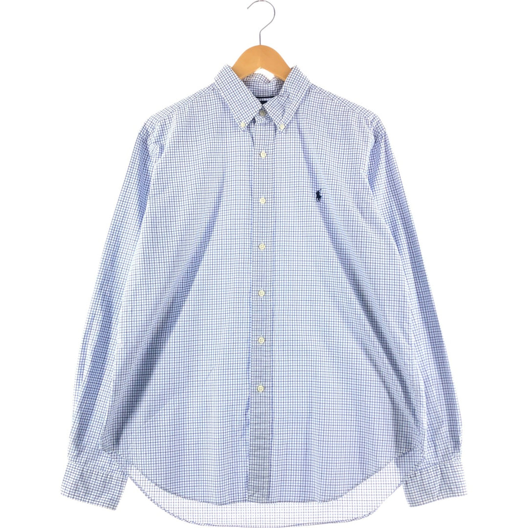 Ralph Lauren Classic Fit Long Sleeve Button Down Check Shirt Men's Size L / eaa499260