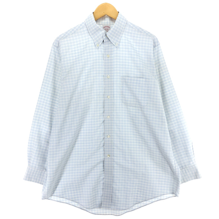 Brooks Brothers Est.1818 Long Sleeve Button-Down Check Shirt Men's Size L / eaa499261