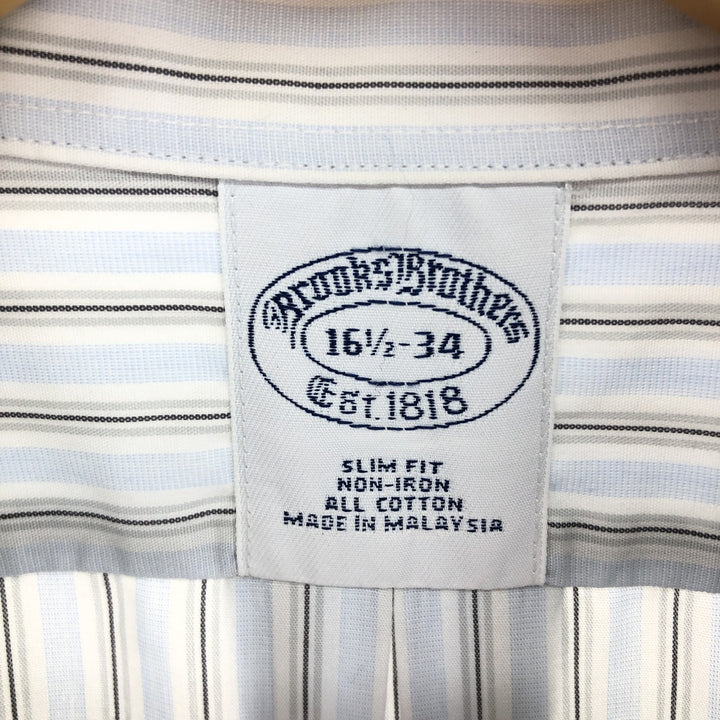 Brooks Brothers Est.1818 Long Sleeve Cotton Striped Shirt Men's L size / eaa499263